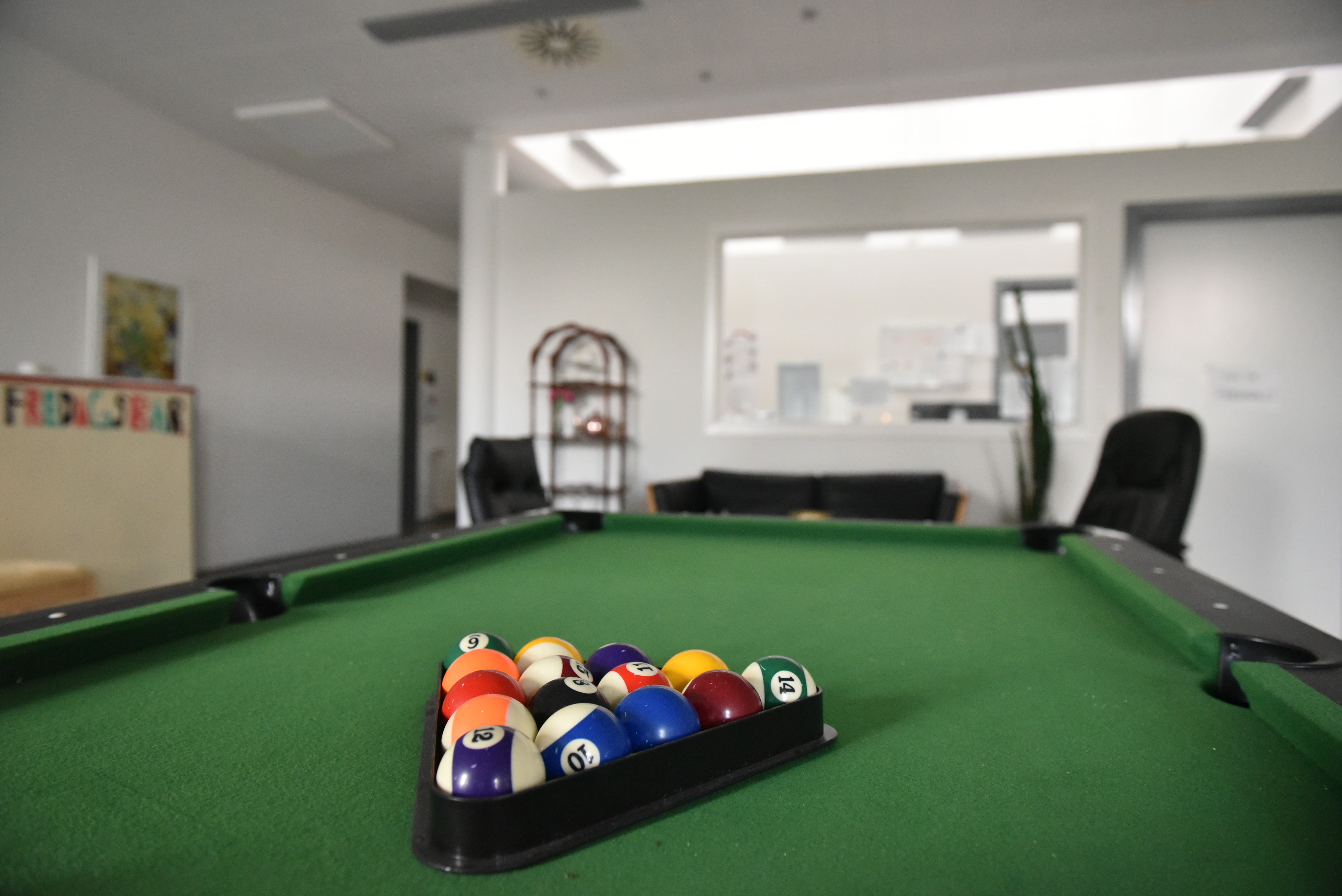 Billardbord på Åbakken