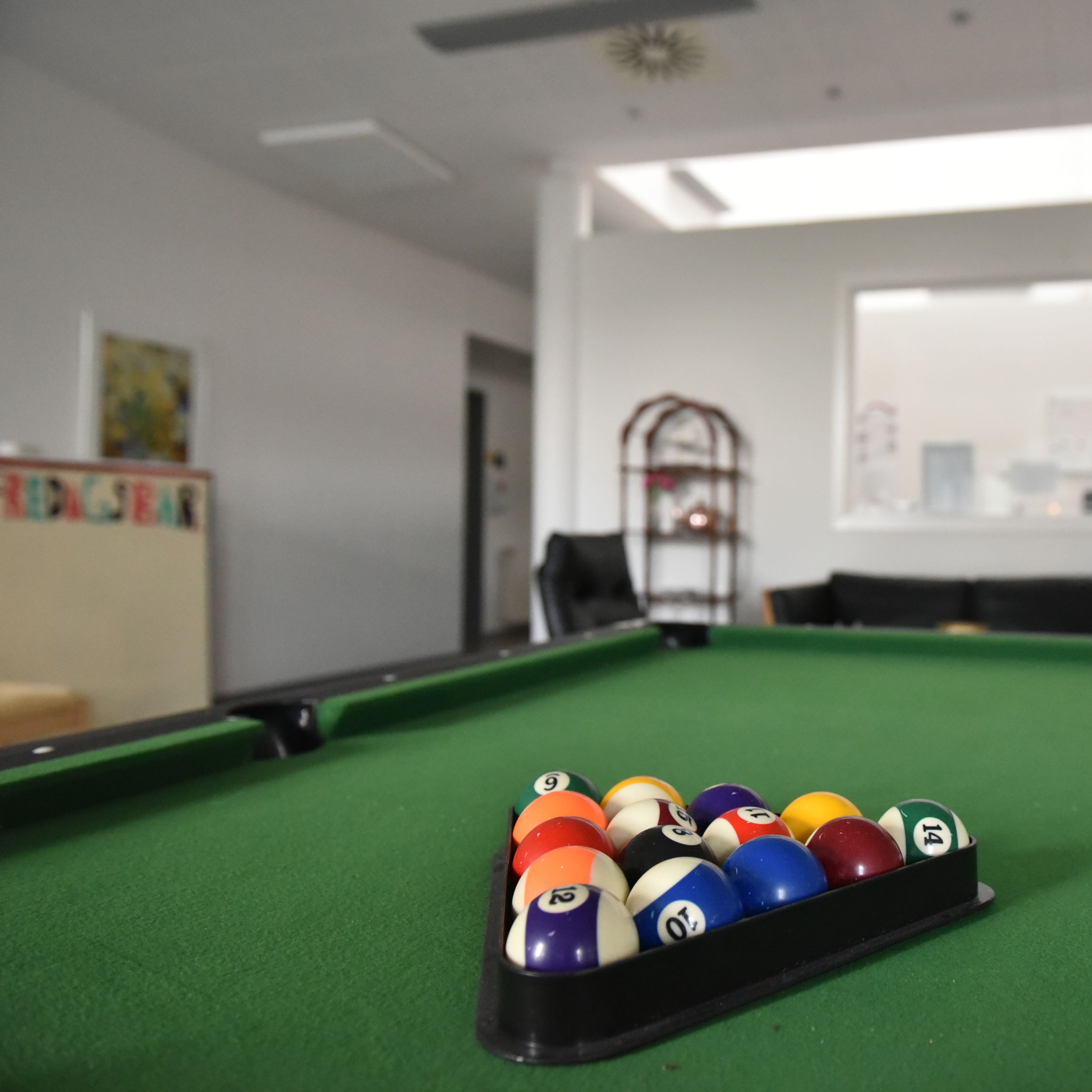 Billardbord på Åbakken