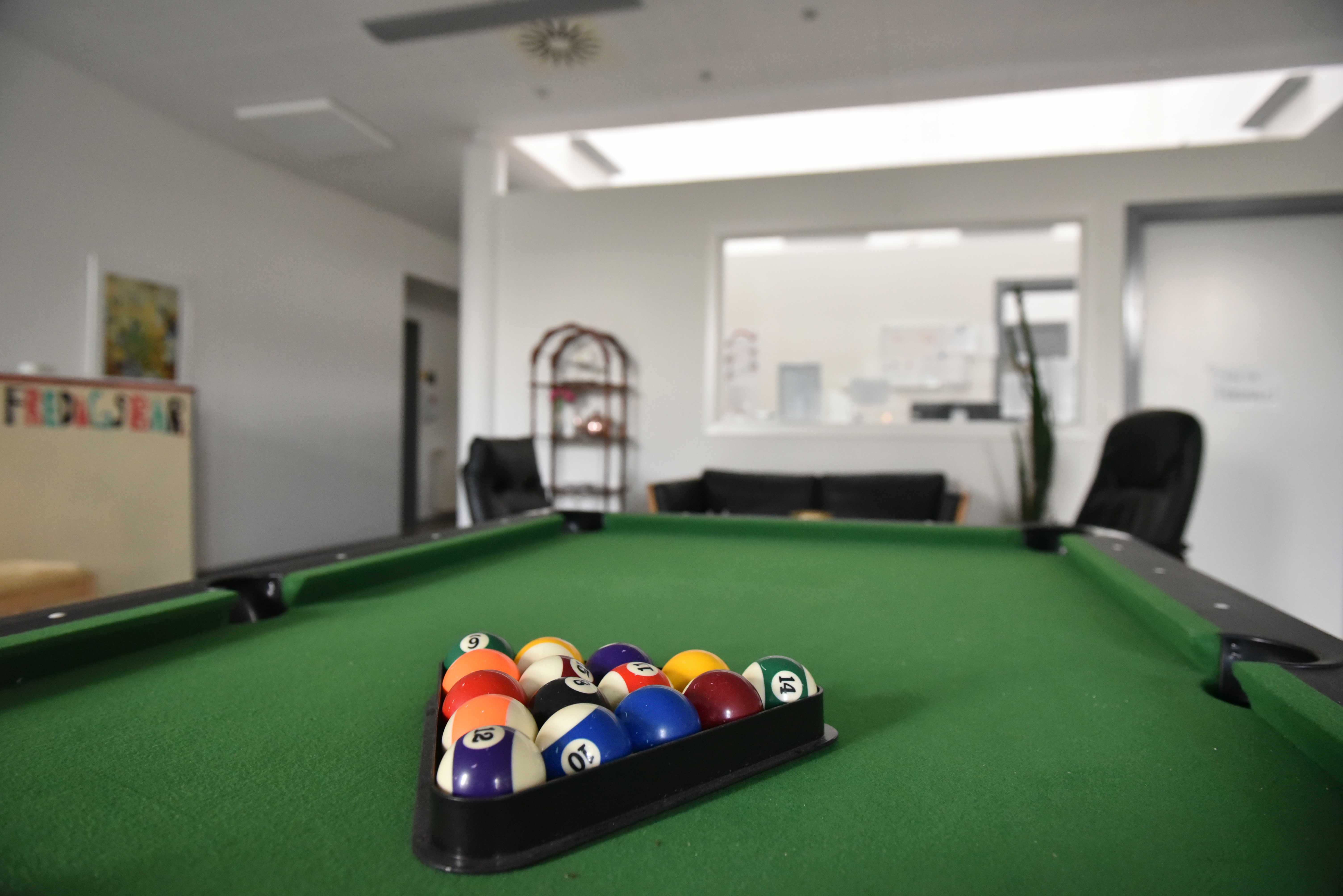 Billardbord på Åbakken